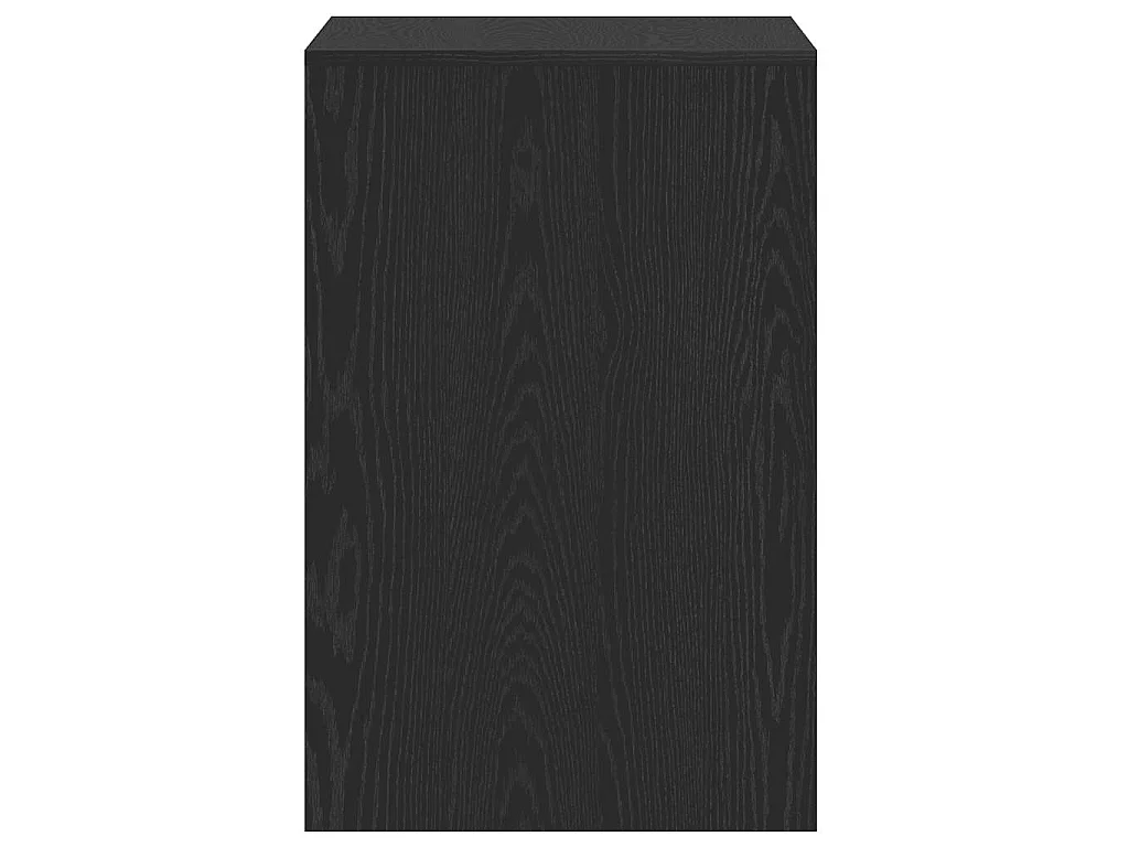 Bureau 101x50x76,5 cm spaanplaat zwart eikenkleurig