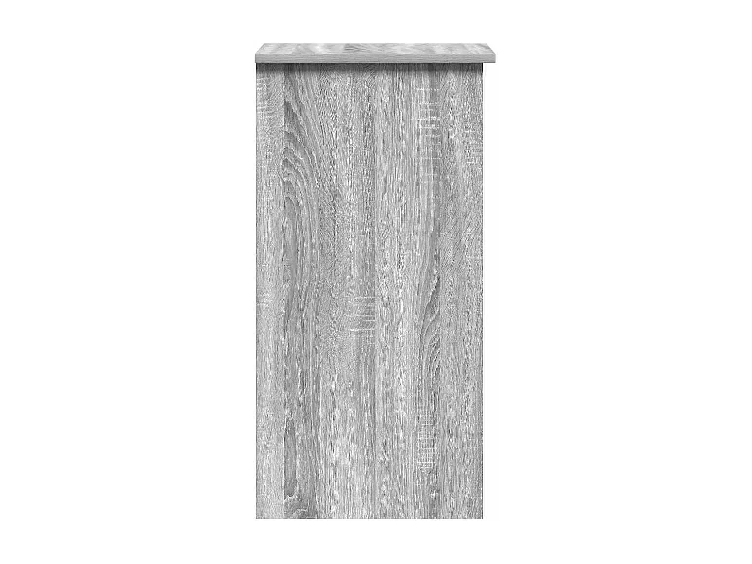 Bureau avec étagères sonoma gris 84x40x78 cm bois d'ingénierie