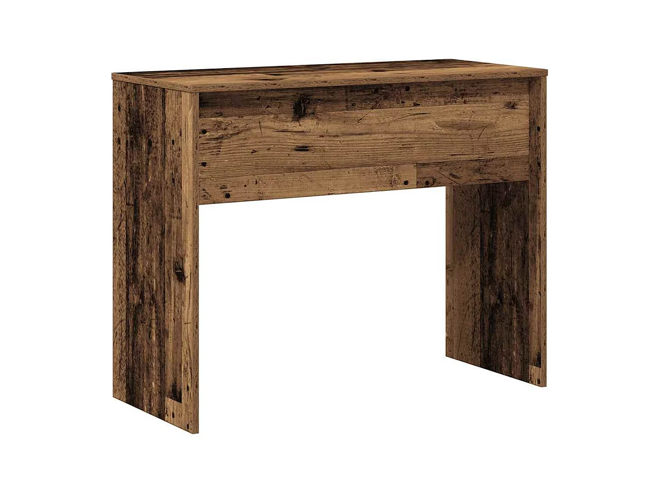 Bureau vieux bois 90x40x72 cm bois d'ingénierie