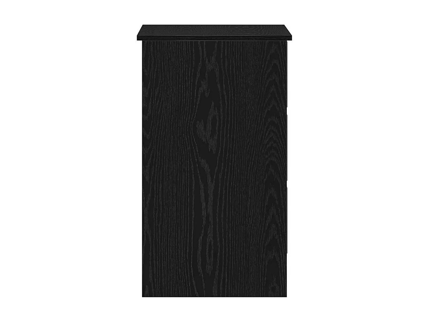 Bureau chêne noir 90x45x76 cm bois d'ingénierie