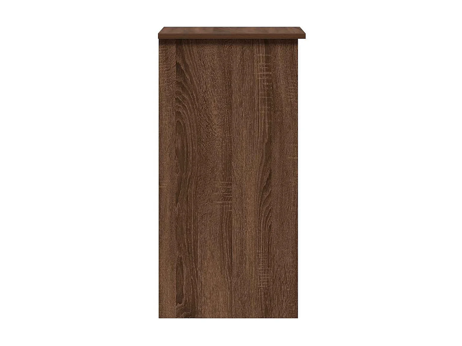 Bureau et étagères chêne marron 84x40x78 cm bois d'ingénierie