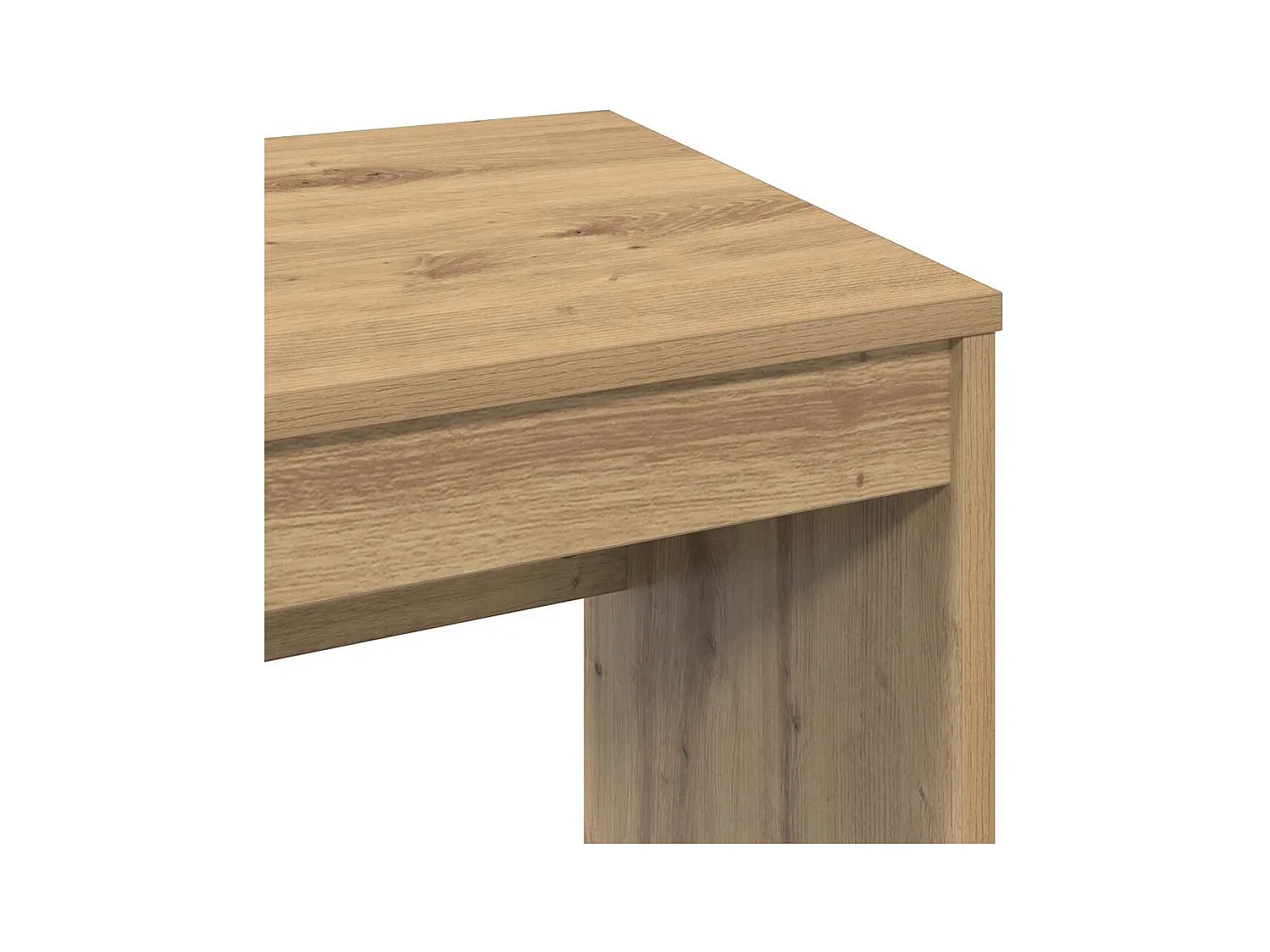 Scrivania Rovere Artigianale 90x40x72 cm in Legno Multistrato