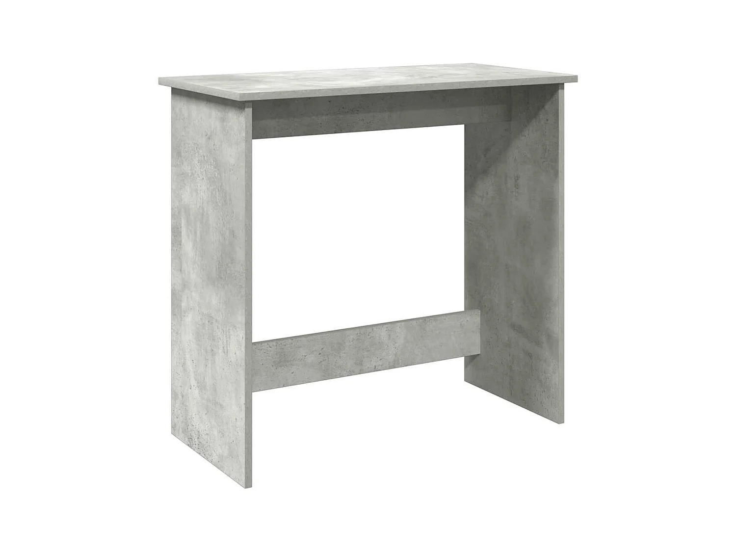 Bureau Gris béton 80x40x75 cm Aggloméré