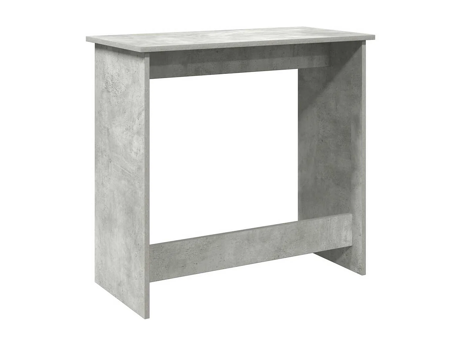 Bureau Gris béton 80x40x75 cm Aggloméré