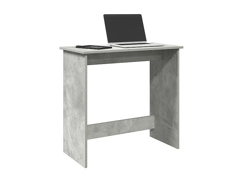 Bureau Gris béton 80x40x75 cm Aggloméré