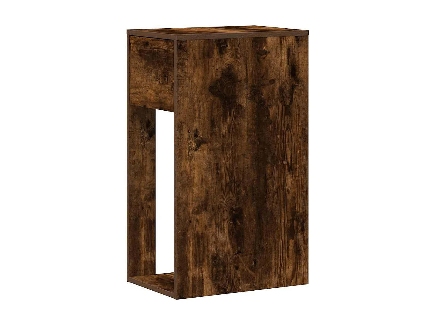 Computerschrank mit Schublade Räuchereiche 30x44x74 cm