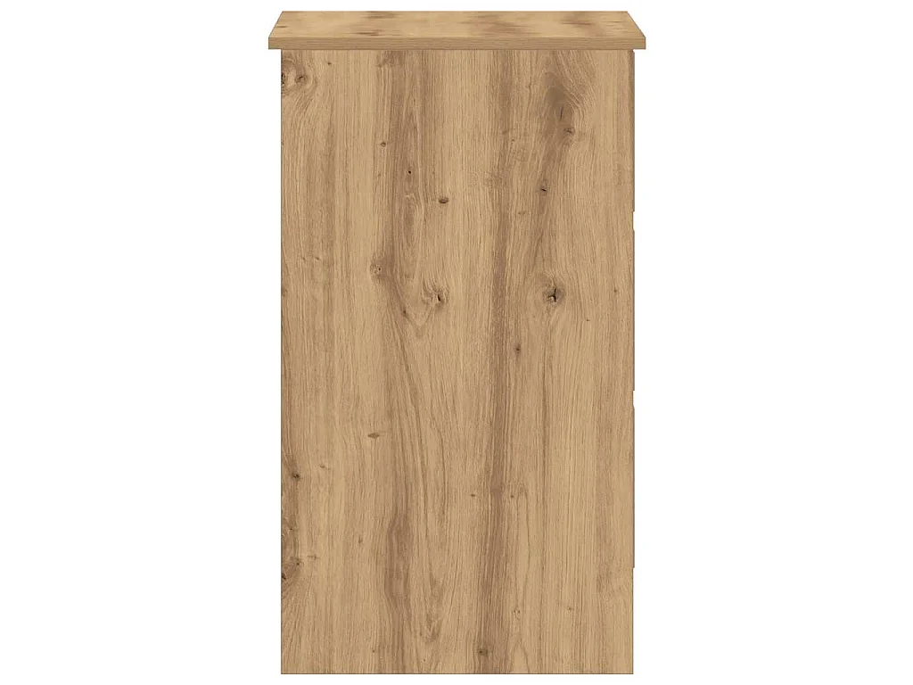Scrivania Rovere Artigianale 90x45x76 cm in Legno Multistrato