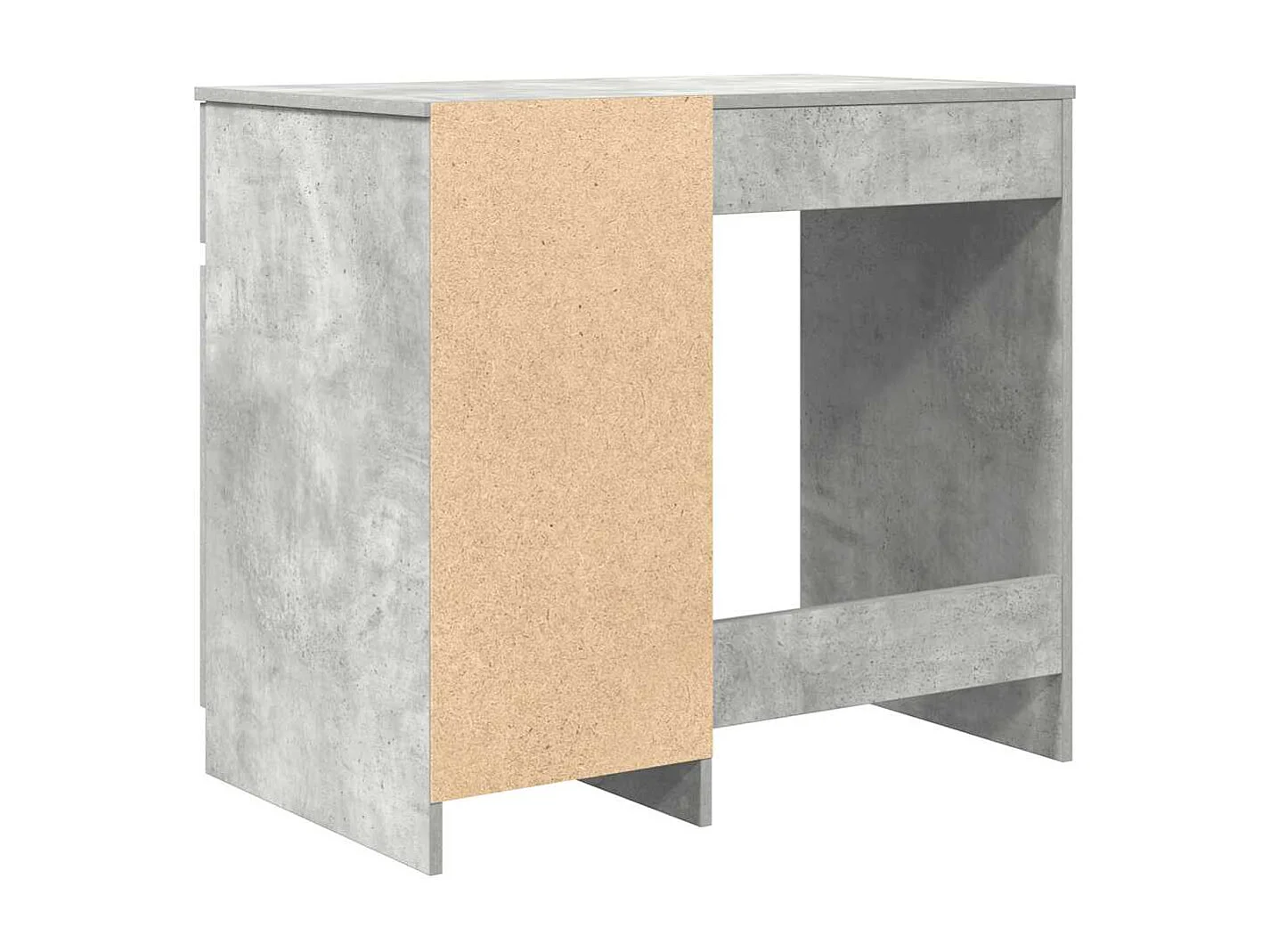 Bureau 86x49x76 cm spaanplaat betongrijs