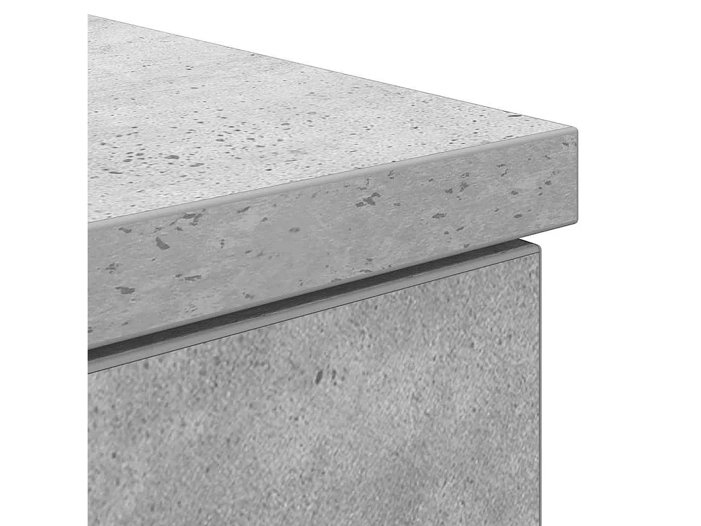 Bureau 86x49x76 cm spaanplaat betongrijs