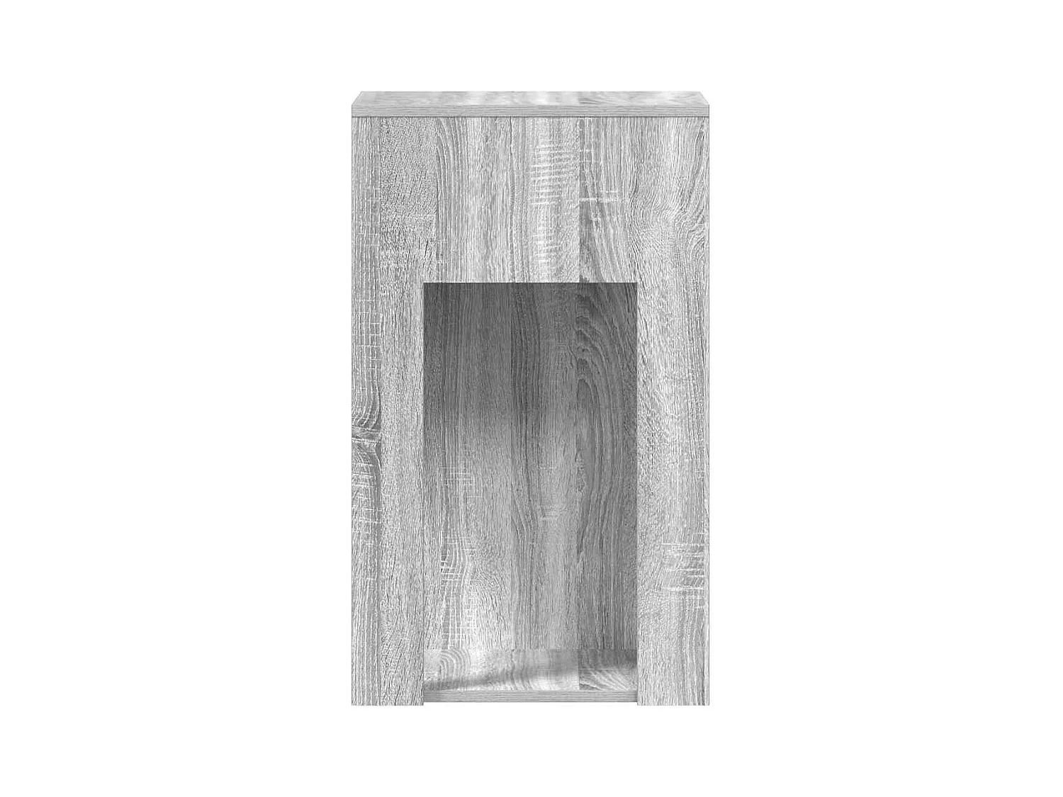 Support de tour d'ordinateur et tiroir sonoma gris 30x44x74 cm