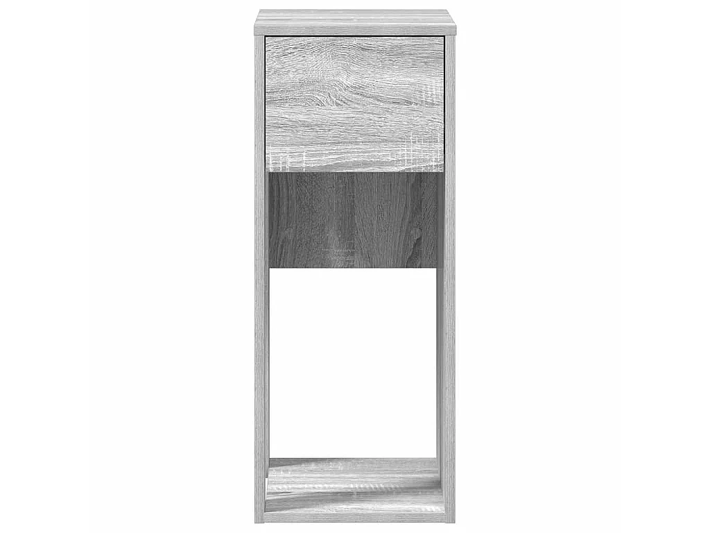 Support de tour d'ordinateur et tiroir sonoma gris 30x44x74 cm