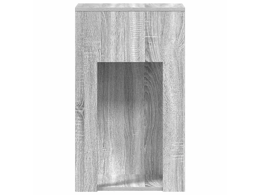 Computerschrank mit Schublade Grau Sonoma 30x44x74 cm