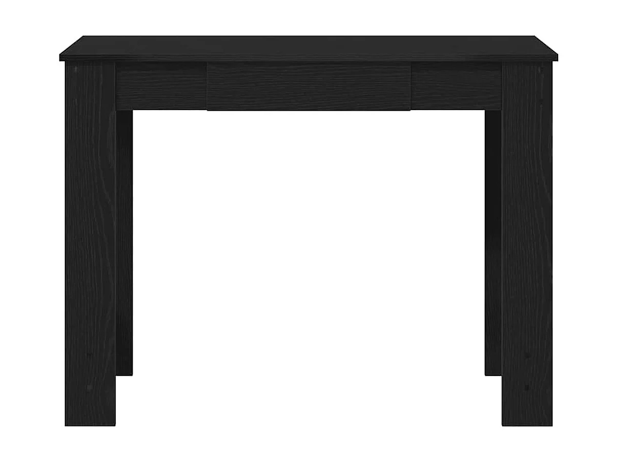 Bureau noir 100x45x75 cm bois d'ingénierie