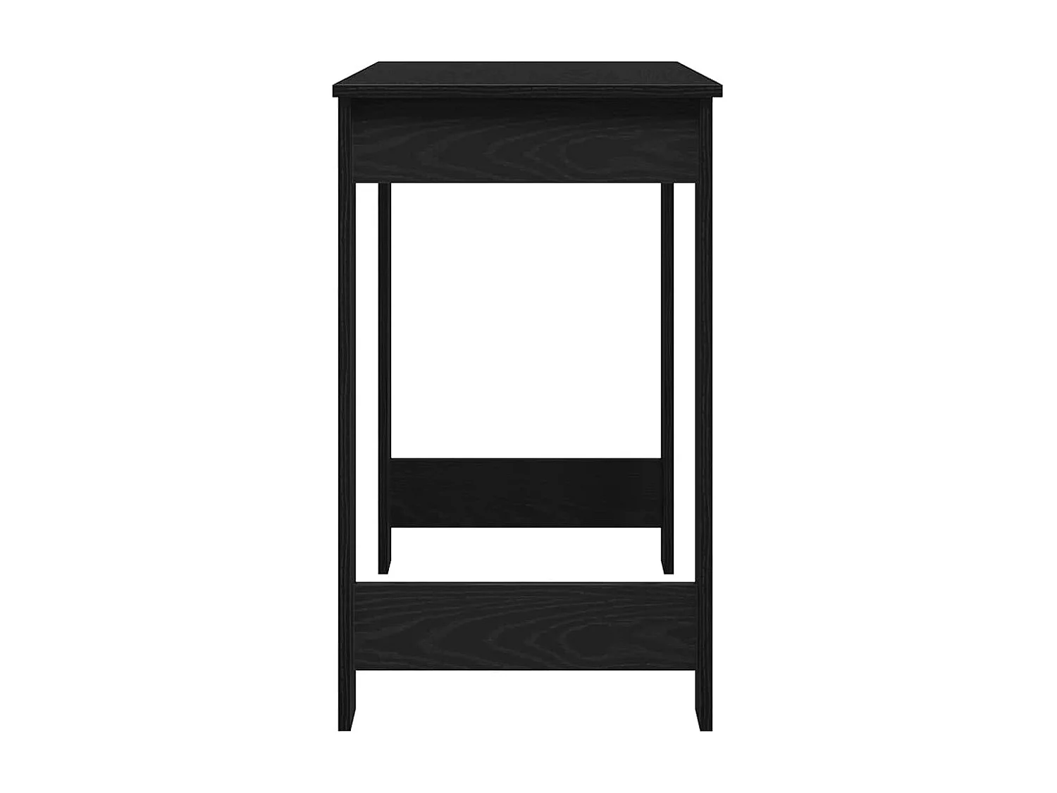 Bureau noir 100x45x75 cm bois d'ingénierie