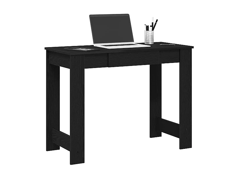 Secretária 100x45x75 cm derivados de madeira preto