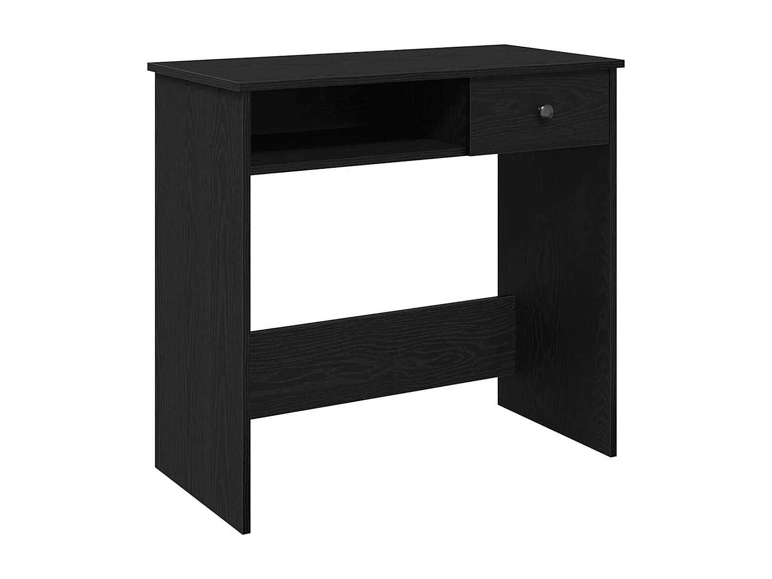 Bureau 80x40x75 cm bewerkt hout zwart