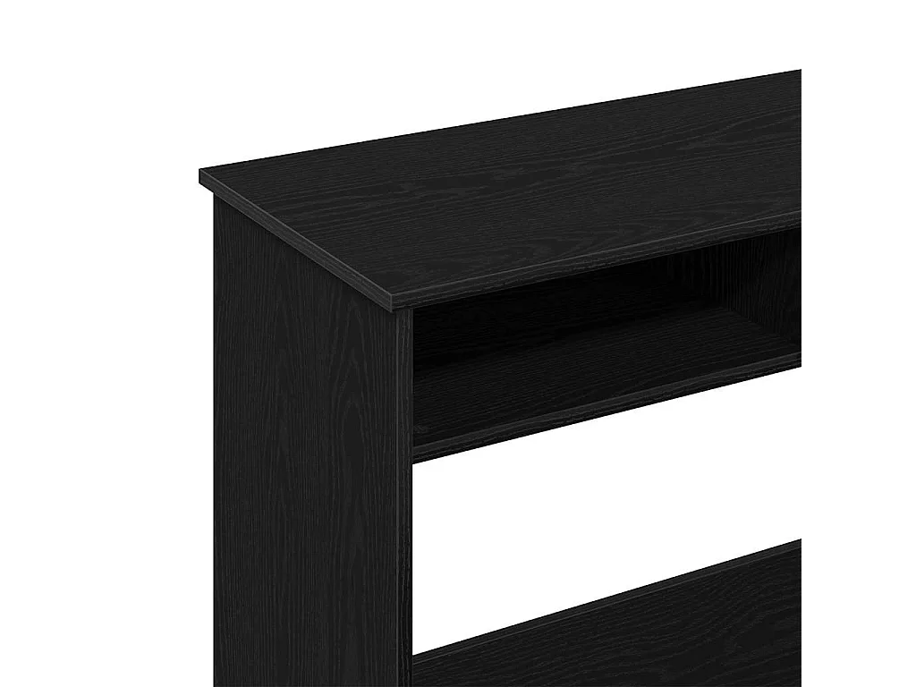 Bureau 80x40x75 cm bewerkt hout zwart