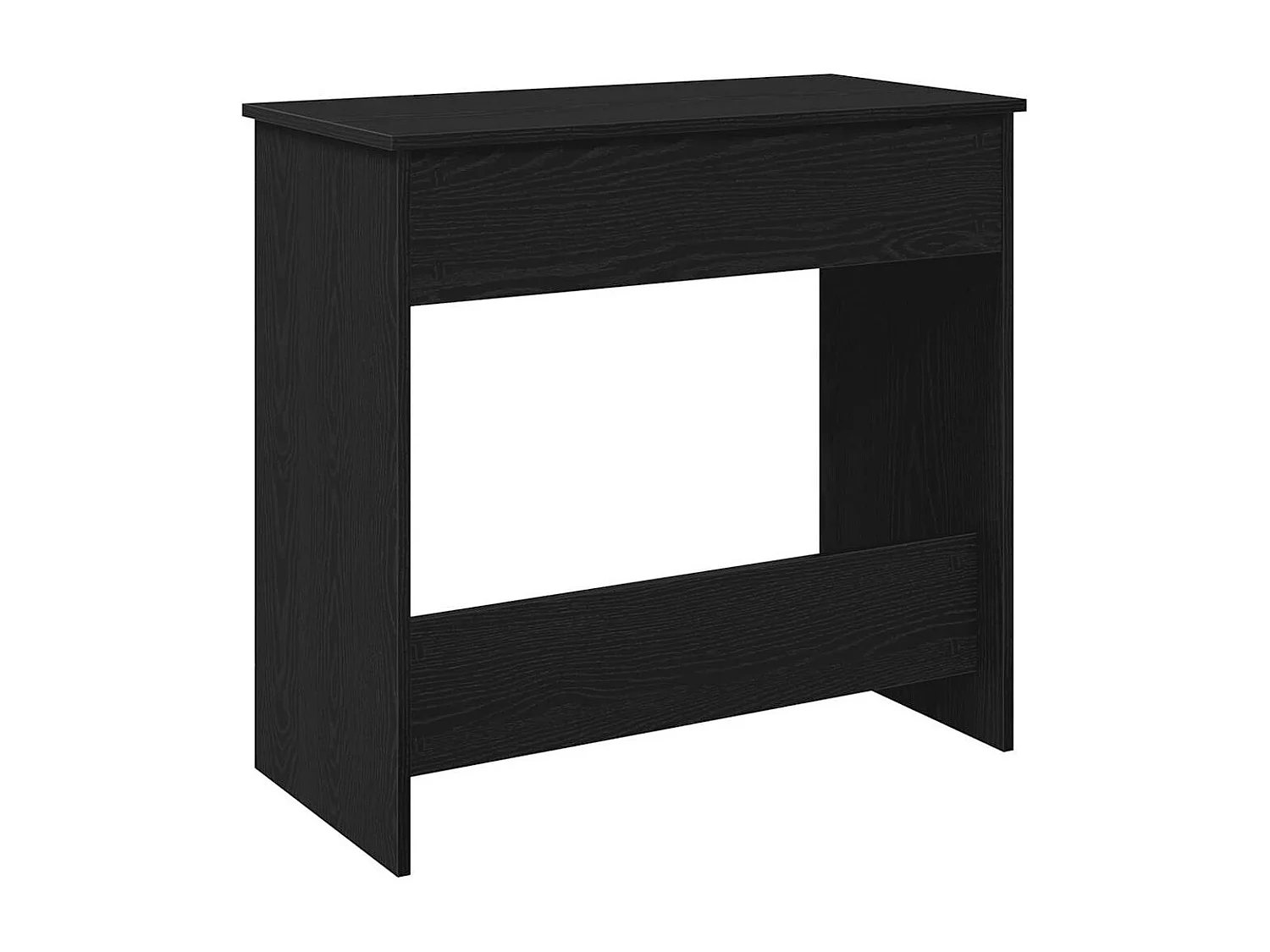 Bureau Noir 80x40x75 cm Aggloméré