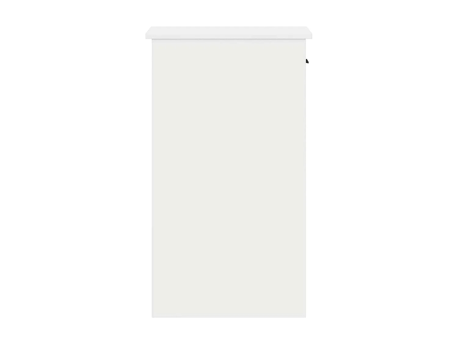 Support de tour d'ordinateur avec tiroir blanc 35x45x77 cm