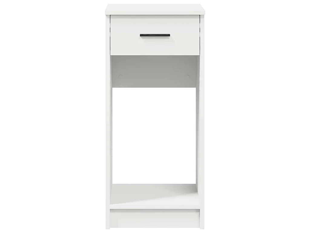 Supporto a Torre per Computer con Cassetto Bianco 35x45x77 cm