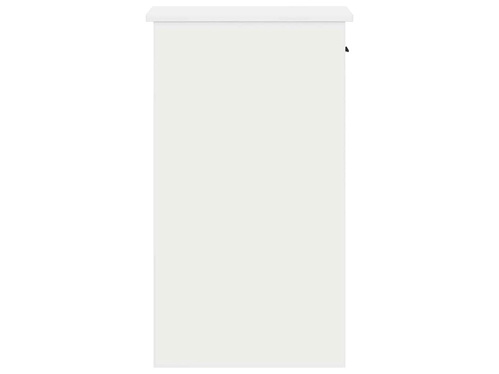 Supporto a Torre per Computer con Cassetto Bianco 35x45x77 cm