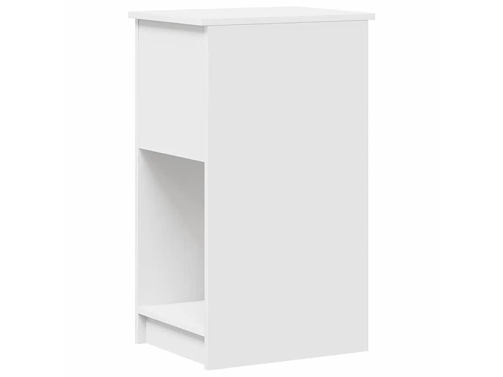 Supporto a Torre per Computer con Cassetto Bianco 35x45x77 cm