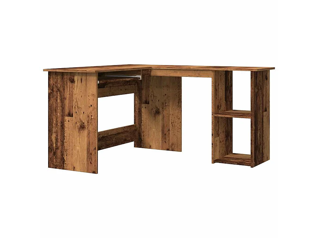 Scrivania Angolare Legno Antico 120x140x75 cm Legno Multistrato