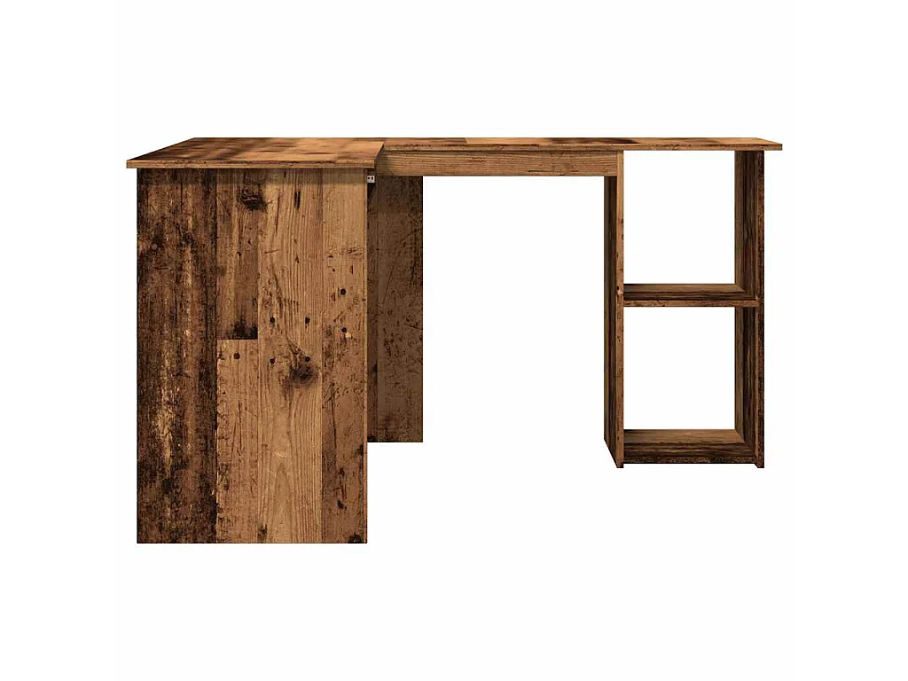Scrivania Angolare Legno Antico 120x140x75 cm Legno Multistrato