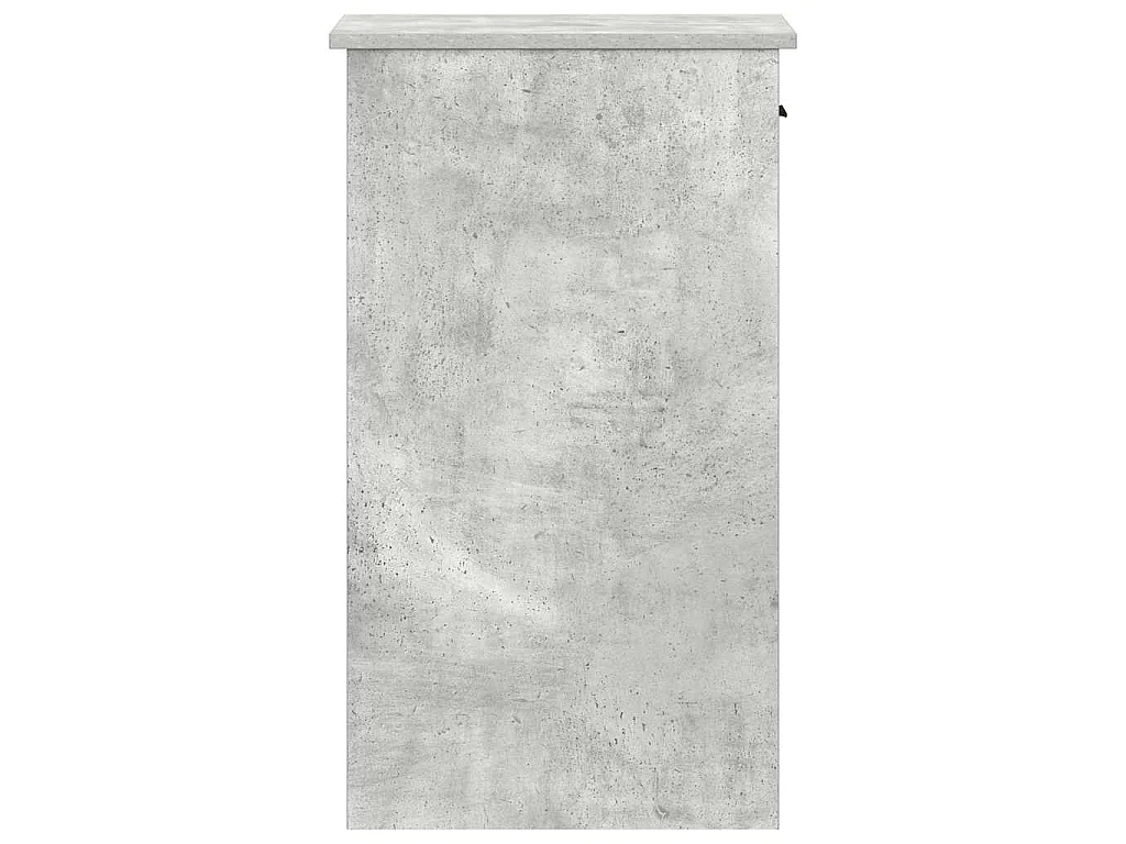 Computerschrank mit Schublade Betongrau 35x45x77 cm