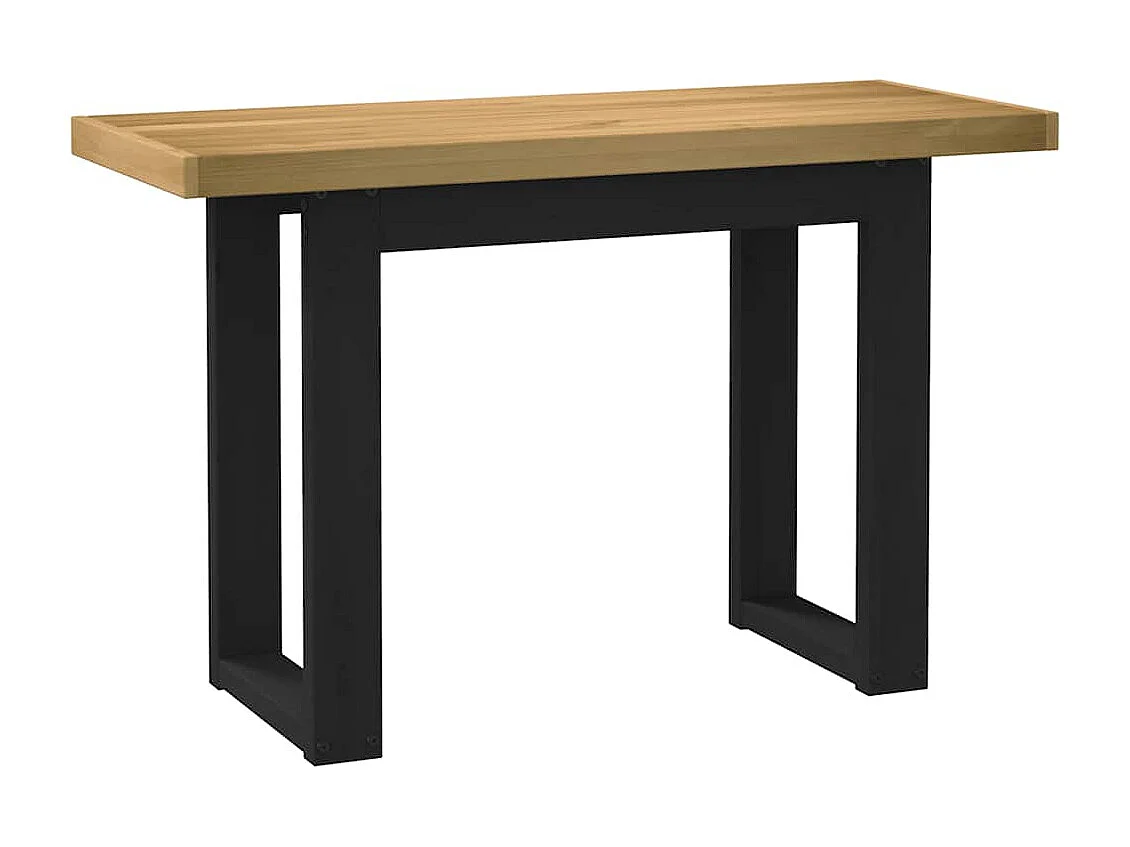 Bureau NOAIN pieds en forme de U 120x50x75 cm bois massif pin