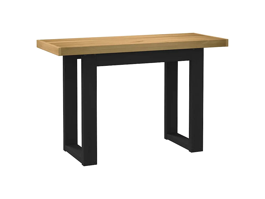Bureau NOAIN U-vormige poten 120x50x75 cm massief hout
