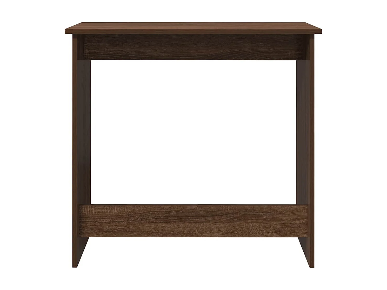 Secretária 80x40x75 cm derivados de madeira carvalho castanho