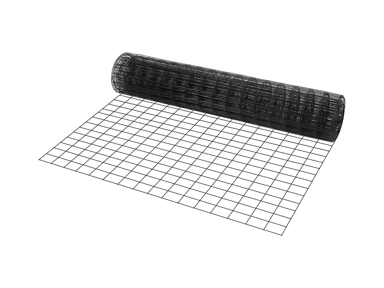 Rollo de Malla Metálica Galvanizada SucceBuy Hardware Cloth, Malla para Pollos Calibre 16, Malla Metálica Recubierta de Vinilo