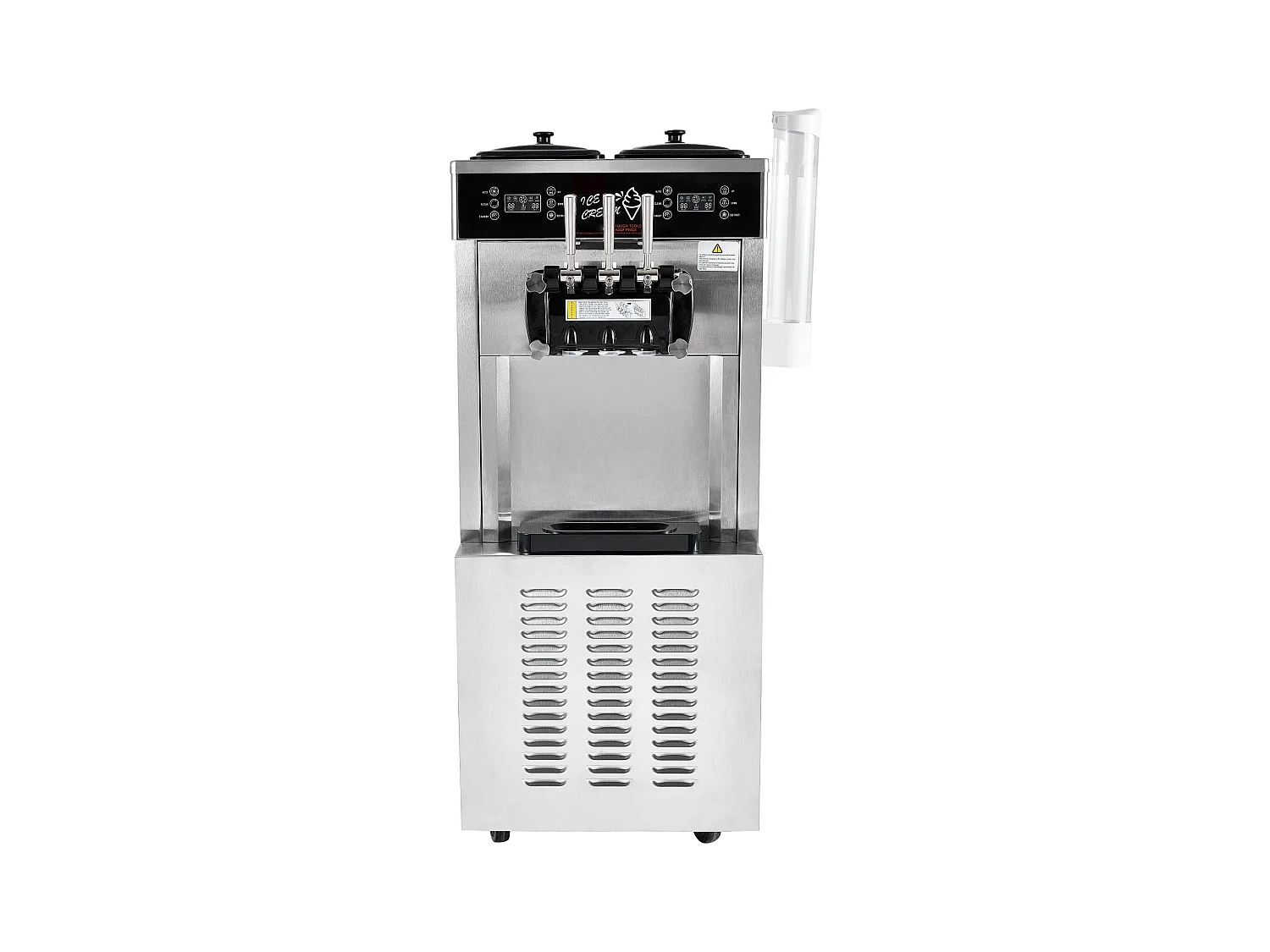 Sorbetière  SucceBuy Machine à Crème Glacée Commerciale 34-44 L/H Panneau LED 3 Parfums