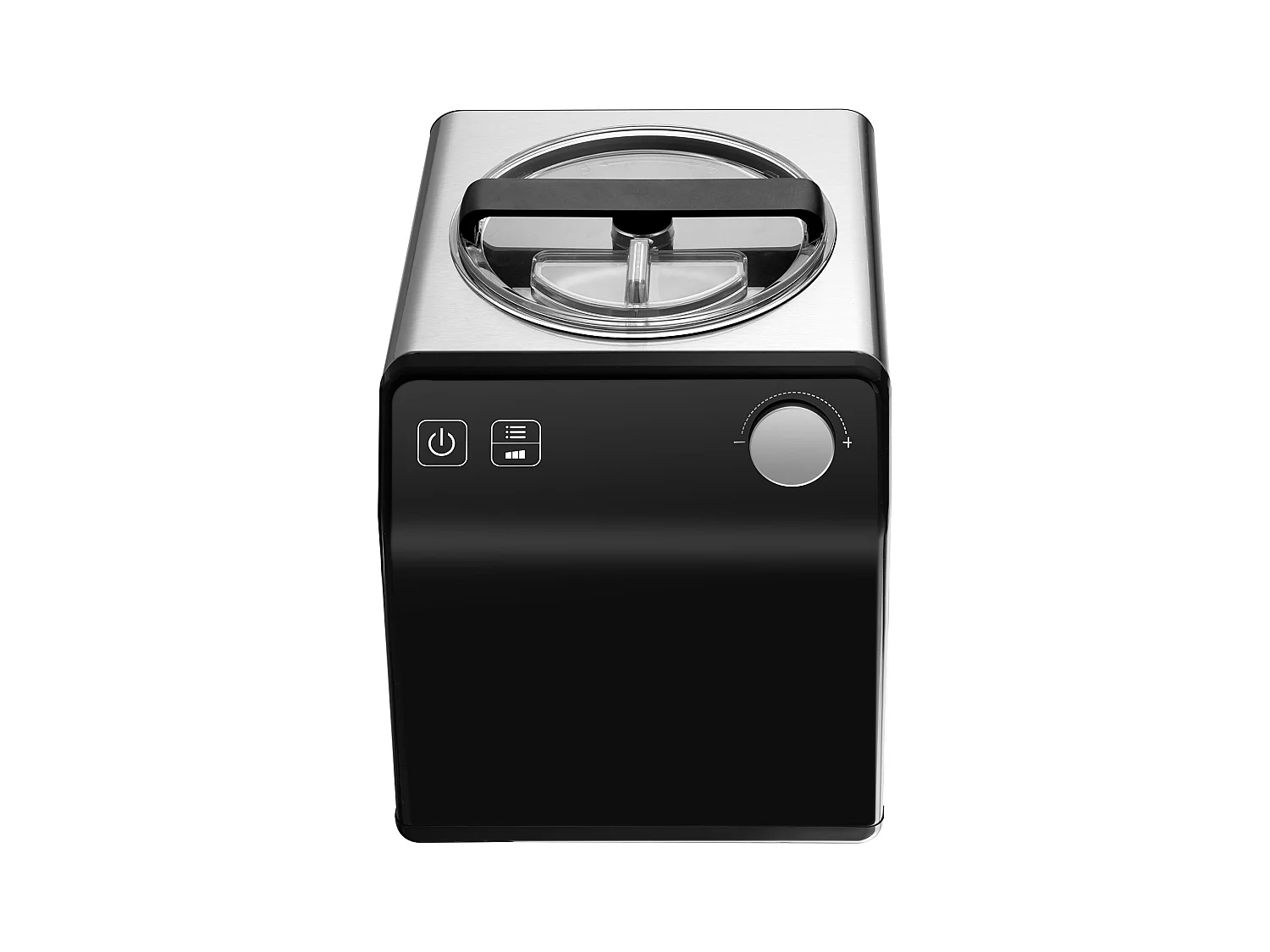 Sorbetière SucceBuy Machine à Crème Glacée Automatique 2L, Machine à Glace Électrique pour Yaourt et Glace, Noir