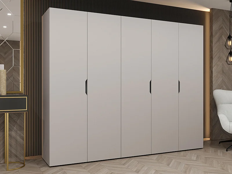 Armario Hartford 515, Cachemira, 202x250x50cm, Puertas de armario: Con bisagras