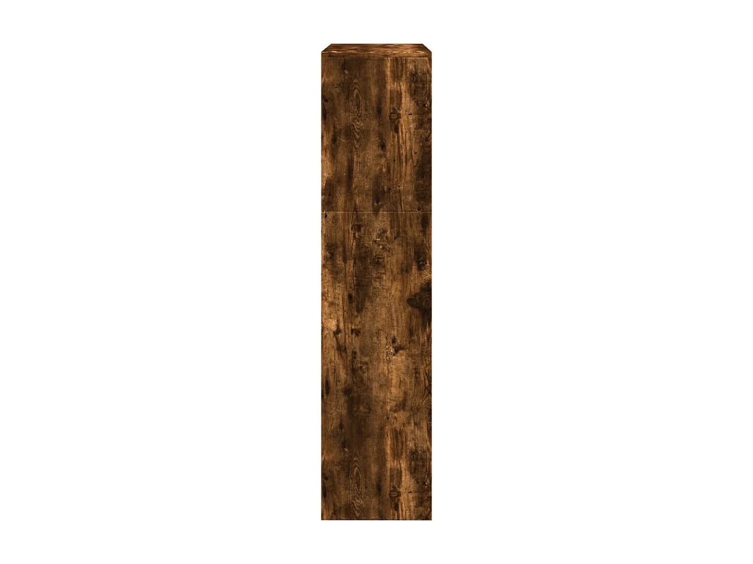 Étagère séparatrice de pièce 3 niveaux chêne fumé 123x29x123 cm