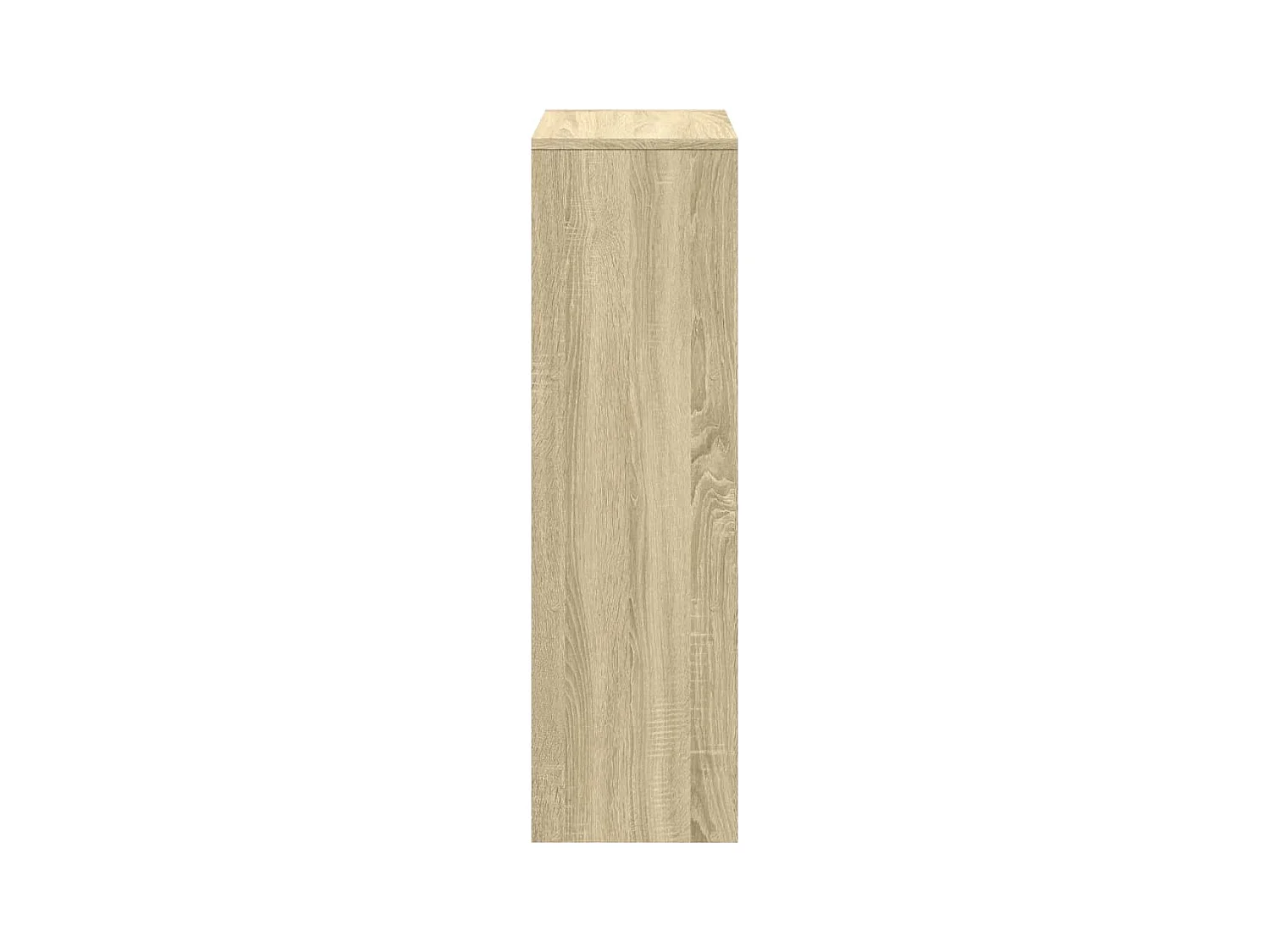 Étagère séparatrice de pièce 3 niveaux chêne sonoma 99x29x99 cm