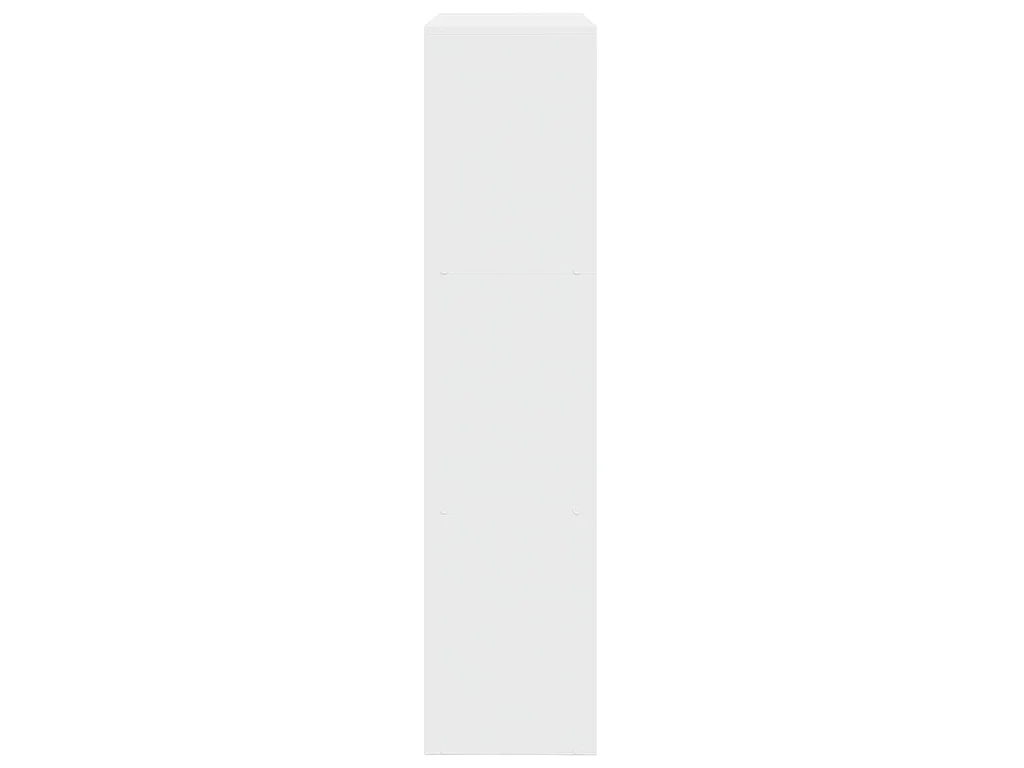 Étagère séparatrice de pièce à 3 niveaux blanc 123x29x123 cm