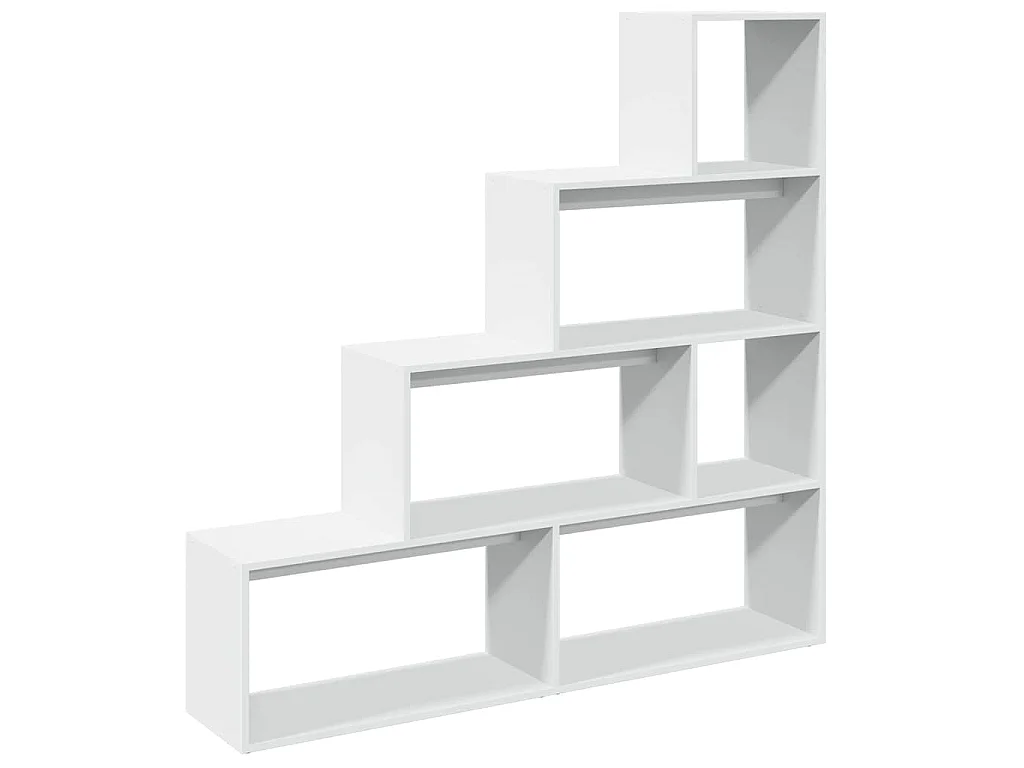 Libreria Divisorio 4 Ripiani Bianca 143,5x29x143,5cm Truciolato