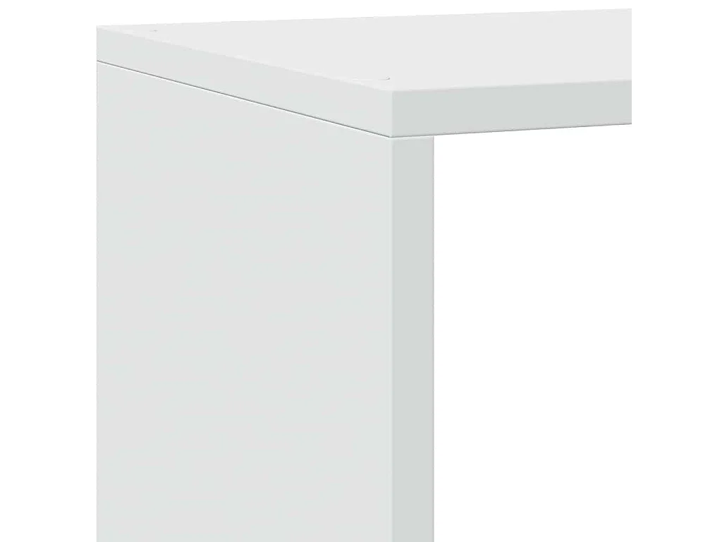 Libreria Divisorio 4 Ripiani Bianca 143,5x29x143,5cm Truciolato
