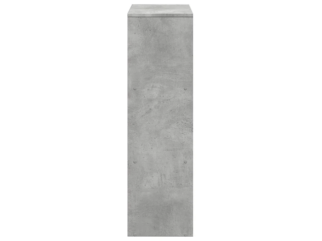 Kamerscherm / boekenkast 3-laags 99x29x99 cm hout betongrijs
