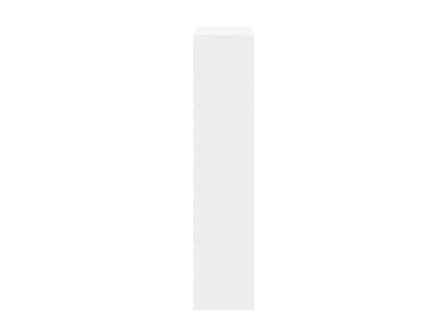 Étagère séparatrice de pièce à 4 niveaux blanc 131,5x29x131,5cm