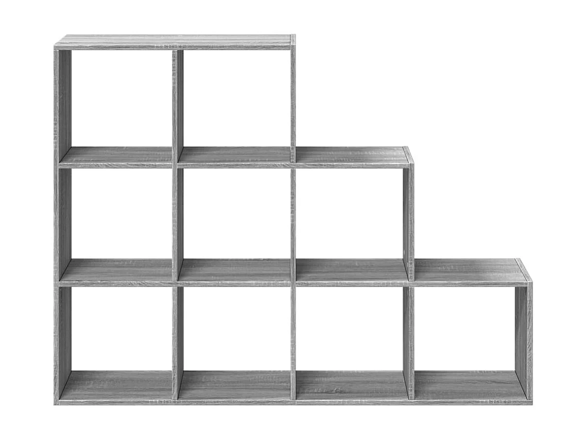 Kamerscherm / boekenkast 137,5x29x103,5 cm hout grijs sonoma