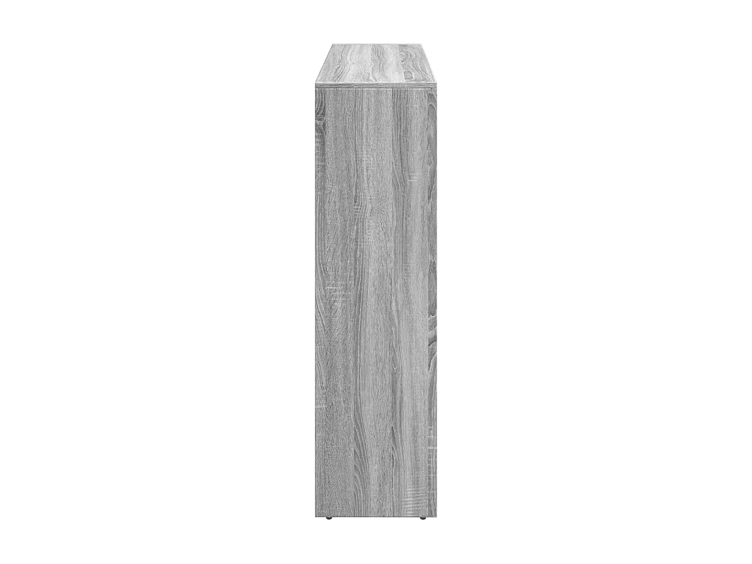 Raumteiler-Bücherregal 3 Stufen Grau Sonoma 137,5x29x103,5 cm