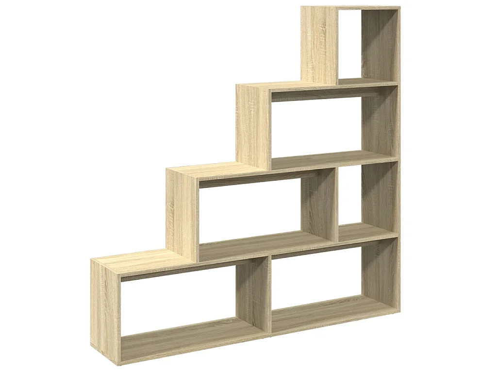 Libreria 4 Ripiani Rovere Sonoma 143,5x29x143,5 cm Truciolato