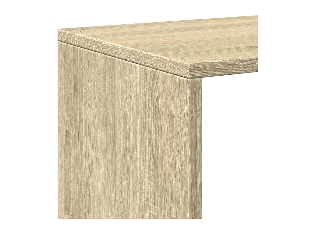 Étagère séparatrice de pièce 3 niveaux chêne sonoma