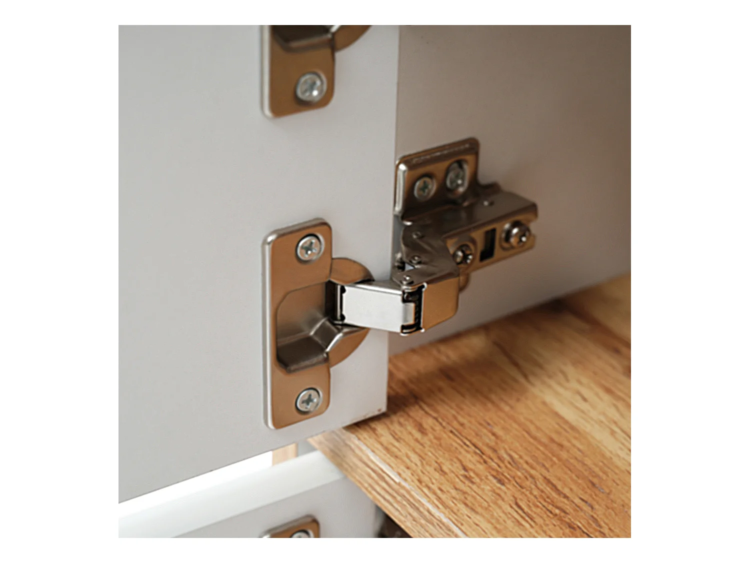 Meuble TV, lowboard, meuble de salon aux coloris blanc et bois.style maison de campagne naturelle