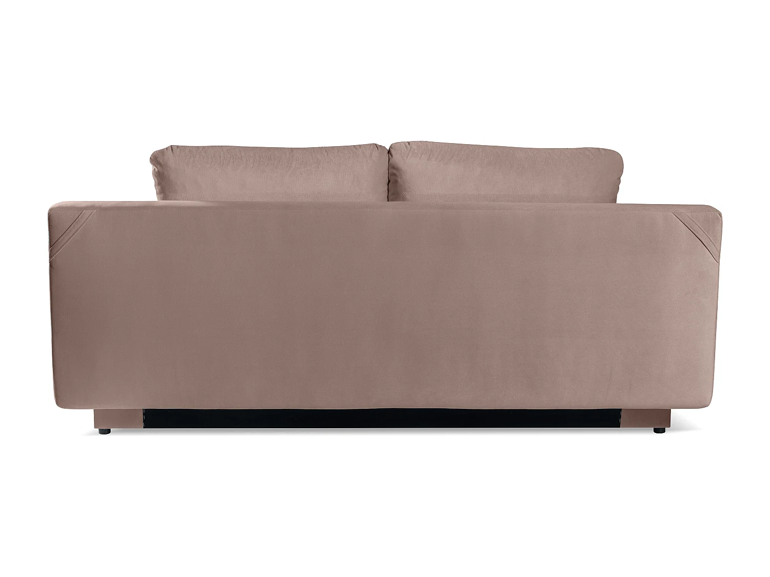Schlafsofa Skont - Samtstoff - Drei-Personen - rosa