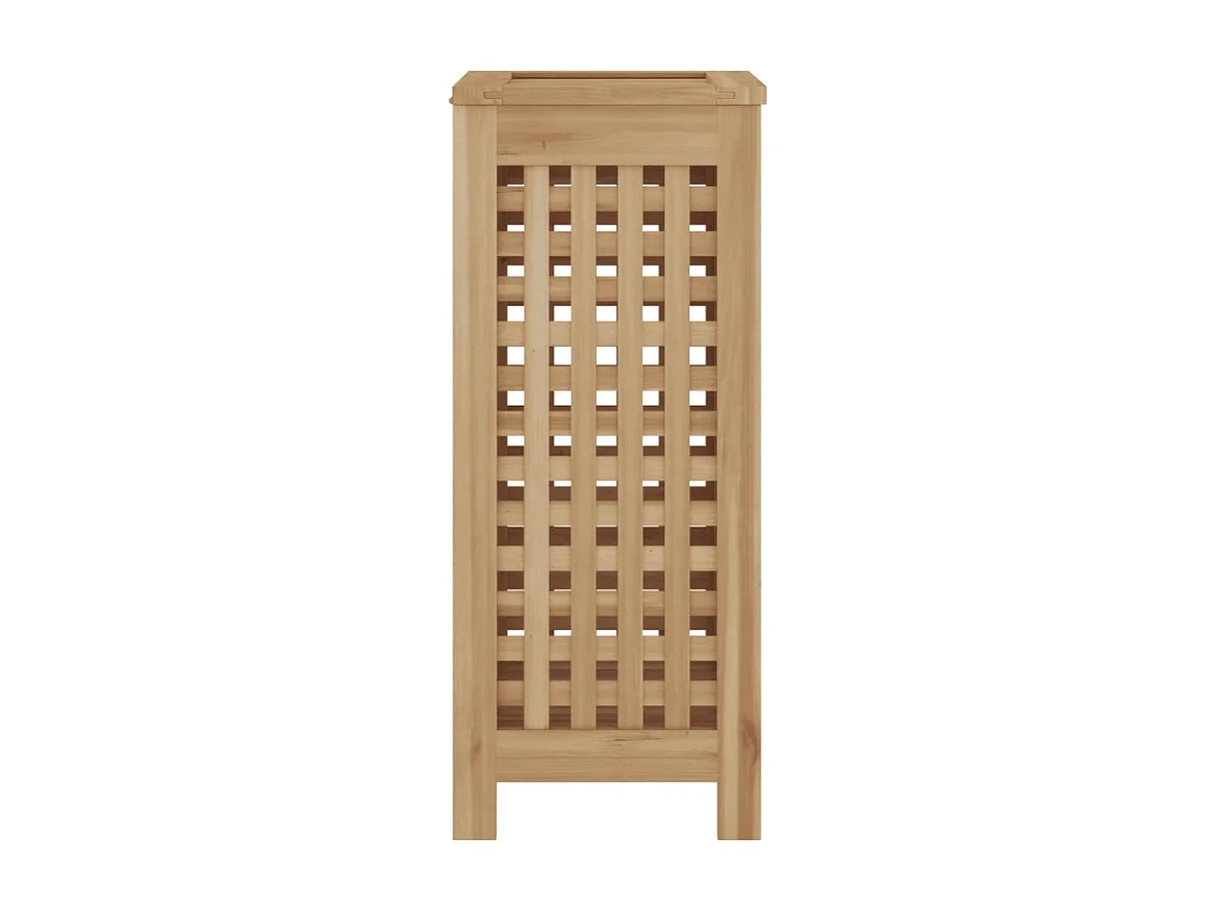 Bac à linge 35x25x60 cm bois de teck massif